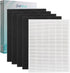 DerBlue 1 Sets Filter & 4Pcs Carbon Replacement Filters A 115115 Size 21 Compatible with Winix PlasmaWave 5300 6300 5300-2 6300-2 P300 C535...