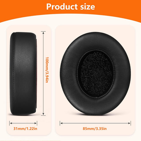Replacement Ear Pads for Beats Studio 2/3 Wired/Wireless Headphones, Ear Pads for B0501 / B0500, Beat Studio Earpads with Noise Cancelling Foam, S...