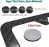 Aootf Carbon Fiber License Plate Frame- Heavy Duty Black Aluminum Car Tag Cover Printed Carbon Patterns, Slim Front & Rear Holders Mount Hardware ...