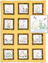 Jack Dempsey Needle Art Wilderness Animals Hand Embroidery, White...