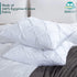 King Pillow Shams Set of 2 Pinch Pleated White Pillow Shams King Size 20x36 Pillow Covers 100% Egyptian Cotton 600 Thread Count Soft Skin Friendly...