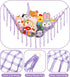 Boho Stuffed Animals Net or Hammock Large,55 inch Toy Hammock Macrame Stuff Animal Storage Corner Hanging Net Holder,Mesh Hammock Plush Toy Organi...