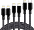 cugunu USB C to Lightning Cable 5 Pack 3/3/6/6/10FT iPhone Charger Apple MFi Certified Power Delivery Fast Charging Cord Compatible with iPhone 14...