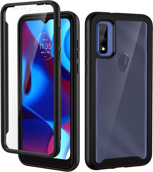 seacosmo Designed for Moto G Play 2023/Moto G Power 2022/Moto G Pure Case, Full Body Shockproof Cover?with Built-in Screen Protector Slim Lightwei...