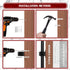3-H Mop and Broom Holder Wall Mount, Broom Holder Wall Mount 6 Pack, Broom Holder for Garage Garden Shed Storage System Laundry Room Home Kitchen ...