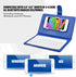 V BESTLIFE V Universal Wireless Bluetooth Keyboard Flip Magnetic Leather Travel Carrying Case Cover with Stand for iOS/for Android Phones(Blue)...
