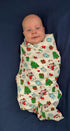 Muslin Swaddle Blanket for Unisex, Soft Breathable and Skin-Friendly Baby Swaddles for Boys & Girls, Newborn Receiving Blanket, Christmas Blankets...