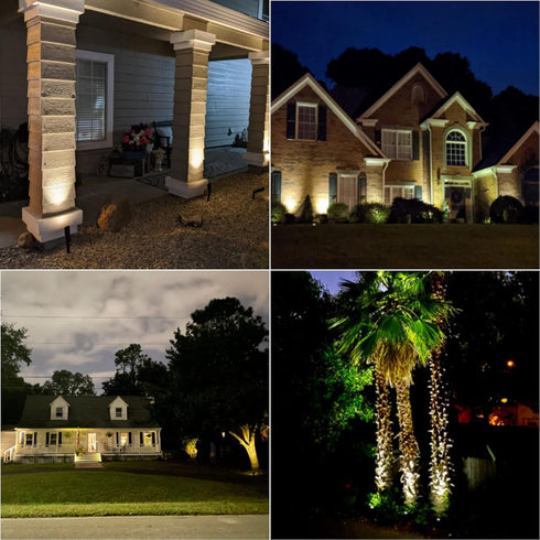 Malibu Low Voltage Floodlight Outdoor Landscape Lighting 176 Lumen 20W Halogen Warm White Skyline 12V Spotlight for Garden Yard Driveway Light 830...