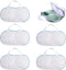 Bra Washing Bags for Laundry,6 Pcs Large bra laundry bags for washing machine,Fits for A-D Cups Bras Anti Deformation Bra Washing Bag(Blue)...