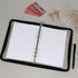 MultiBey A5 Binder 6 Ring Cover PVC Notebook Shell with Zipper, Sparkling A5 Budget Binder for Cash Budget System, Journaling, Planner (10'' x 7''...