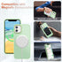 for iPhone 11 Case, Matte Magnetic Phone Case with 1 Screen Protector, Compatible with Magsafe, Translucent Frosted Slim Shockproof Protective Cov...