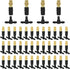3-Way Atomizing Nozzle with Drip Irrigation Connector Irrigation Nozzle for 1/4-inch Drip Tubing Brass Misting Nozzles Tees for Gardens, Irrigatio...