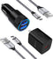 USB C Fast Charger for Samsung Galaxy A55 A35 A15 S24 S23 S22 S21 S20 5G FE Plus Ultra S10 S10e S9 S8 Note 20 10 9 8 A53 A32 A42 A52 A13 A14, Z Fo...