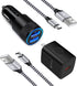 USB C Fast Charger for Samsung Galaxy A55 A35 A15 S24 S23 S22 S21 S20 5G FE Plus Ultra S10 S10e S9 S8 Note 20 10 9 8 A53 A32 A42 A52 A13 A14, Z Fo...