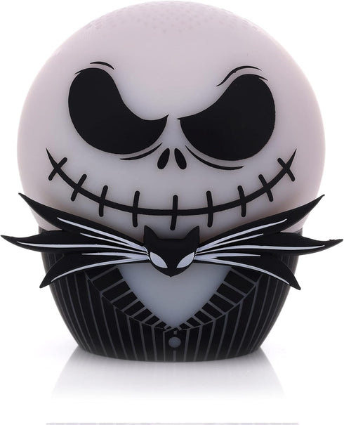 Bitty Boomers Disney: Tim Burton's The Nightmare Before Christmas - Jack Skellington Vengeful Face - Glow in The Dark - Mini Bluetooth Speaker, Mu...