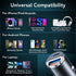 USB C Car Charger Fast Charging PD45W QC45W Mini Cigarette Lighter Car Charger USB C Charger Dual Port with 3FT USB C to Lightning Cable, USBC Car...