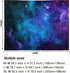 Lahasbja Galaxy Tapestry Blue Starry Sky Universe Space Tapestries Wall Hanging Mysterious Nebula Stars Backdrop for Living Room Dorm...