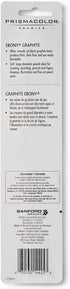 Prismacolor Ebony Graphite Drawing Pencils, Black, 2-Count...