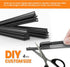 Car Wiper Blade Replacement Strip, 28" Adjustable Windshield Wiper Blade Refill Strip, Automotive Frameless DIY Rubber Wiper Blade for Car, Truck,...