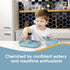 NumNum Toddler Utensils, Pre-Spoon, Fork & Spoon GOOtensils - 4th Stage Silverware Feeding Kids Aged 2+ Years w/Stainless Steel Heads - Silicone F...