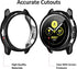 Tobfit Compatible with Samsung Galaxy Watch Active 2 Watch Case Screen Protector 44mm, Soft TPU Full Around Protective Cover for Samsung Galaxy Ac...