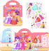 2 Pack Reusable Sticker Book, Princess and Mermaid Stickers for Kids Activity Travel Removable Sticker Books for Girls Boys Educational Learning T...