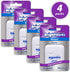 BrightWorks Dental Floss Waxed - 100 Yards (Pack of 4)...