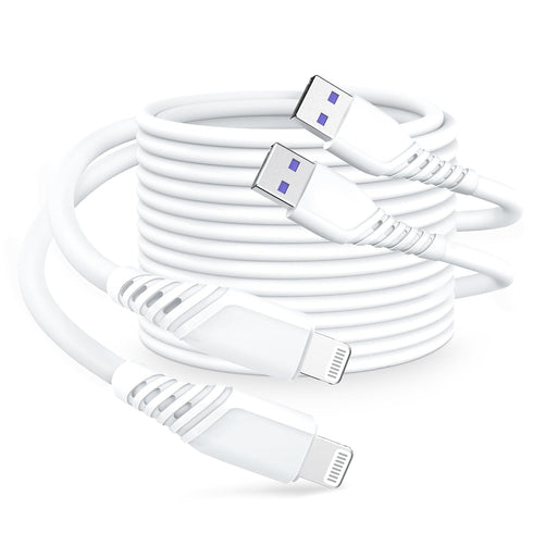 Durcord 2Pack 10ft Lightning Cable Cord, Apple MFi Certified, Fast Charger, Compatible with iPhone 13/12/11 Pro Max Xs X XR 8 7 iPad iPod More...