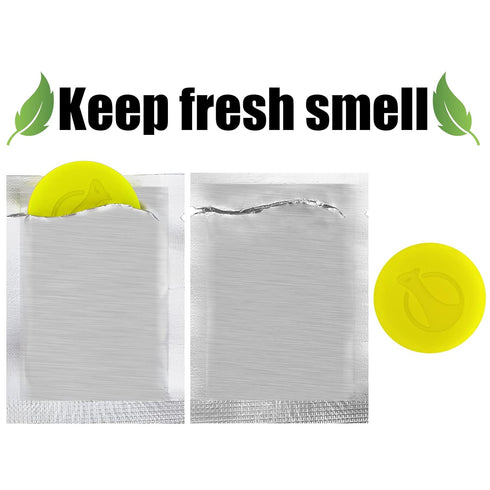 12 Pieces Diaper Pail Deodorizers Baby Diaper Deodorizing Disc Diaper Bucket Air Freshener Keep Diaper Pails Smelling Fresh, Yellow...