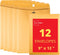 1InTheOffice Manilla Envelopes, Brown Clasp Envelopes 9x12, Moisture-Activated Glue Adhesive Catalog Envelopes for Filing, Storing, Mailing Docume...