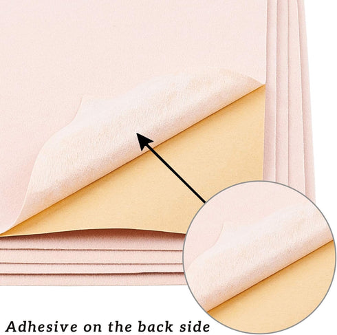 BENECREAT 20PCS Velvet Adhesive Back Sheet Jewelry Box Liner Fabric 8.3" x 11.8", Durable and Water Resistant for Halloween Festival Art and Craft...