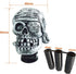Lunsom Pirate Skull Stick Gear Knob, Stick Shifter Handle One-Eyed Style Transmission Head Shifter Lever Handle Fit Most Automatic Manual Vehicle ...