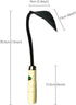 JGI HOMI 2 - Hoe Garden Tool for Weeding, Gardening, harvesting, and Planting, Korean Homi Hand Plow, Durable, Sharp, and Ergonomic...
