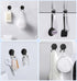 VIS'V Suction Cup Hooks, Black Shower Suction Hooks Bathroom Heavy Duty Vacuum Suction Cup Double Hooks Removable Reusable Suction Hanger Holders ...
