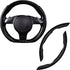 CAR PASS® Carbon Fiber Steering Wheel Cover, Segmented Wheel Protector Non-Slip Sporty Car Accessories, Universal Fit for D-Shape O-Shape 14.5" to...