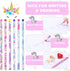 Unicorns Pencils Rainbow HB Pencils Erasable Cute Graphite Pencil Fun Pencils for Kids Unicorn Pencils Favors Unicorn Party Pencils with Erasers f...