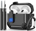 AirPods 3rd Generation Case with Cleaner kit?Carbon Fiber Full Body Shockproof Hard Shell Protection Design Case for Apple Airpods 3 Gen Charging ...