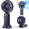 Koonie Portable Handheld Fan, Battery Operated Fan with Base, 8 Hours, Digital Display, 5 Speeds, 90° Ajustable, Rechargeable Mini Fan for Outdoor...