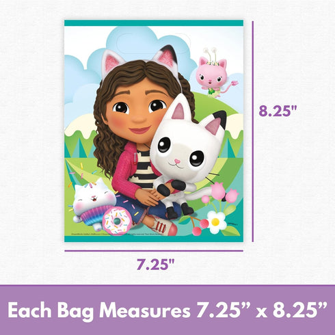 Unique Gabby Dollhouse Party Bags - 24 Pack, Gabbys Dollhouse Goodie Bags for Party Favors, Checklist - Gabby Dollhouse Party Decorations & Birthd...