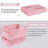 2-Pack Mini Foldable Plastic Baskets for Organizing and Storage, Collapsible Storage Crate for Home Kitchen Bedroom Bathroom Office (5.9x3.8x2.2, ...