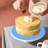 Silicone Baking Mat Cake Mat Round Silicone Baking Mat with Measurements for Cake Turntable Stand Pastry Baking Sheet, Non-Stick and Heat Resistan...