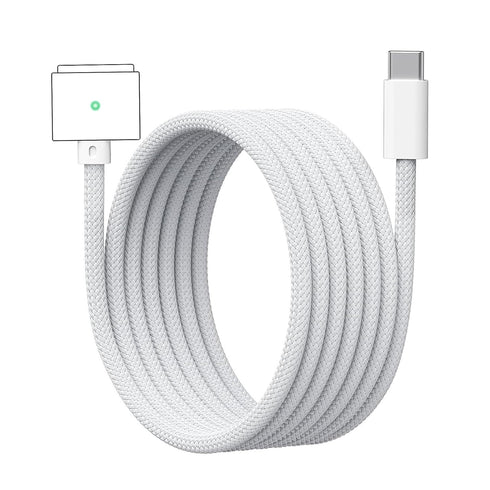 140W USB-C to Magnetic 3 Cable, Magnetic 3 Charger Cord Compatible with MacBook Air (M2, 2022) & (15in, M2, 2023), MacBook Pro/Max 2023 (M2, 14-16...