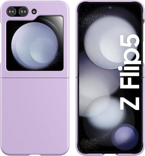 Case for Samsung Galaxy Z Flip 5 (2023) Thin Hard Matte Phone Case for Galaxy Z Flip5 - Lilac......