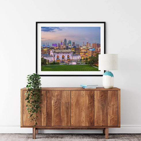 Diamond Painting City Kansas City Missouri USA Skyline for Adult Painting Kits Diamond Art Perfect for Home Wall Decor 16"x20"...
