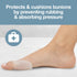 ZenToes Reusable Bunion Relief Protector Guards - Washable Gel Pads for Big Toe, Shield Feet from Friction, Pressure and Pain from Rubbing Shoes -...