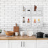 4 Pcs Pegboard Cups with Hooks, 2.9 x 3.5 x 3.2 Inch Pegboard Bins Accessories, Pegboard Containers Peg Board Organizer Cups for Garage Wall Kitch...