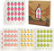 GONG GONG 4 Pcs+4 Clips Swedish Dish Clothes for Kitchen Cellulose Sponge Cloths Eco-Friendly Cleaning Cloth Reusable Dish Cloth 6.7×7.87Inches (F...