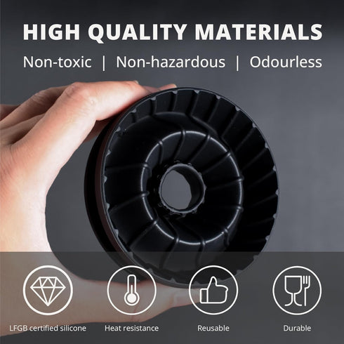 Collapsible Coffee Dripper, Silicone Reusable Pour Over Coffee Maker, Pour Over Coffee Dripper for Camping, Business Trip, Home?Office, Single Cle...