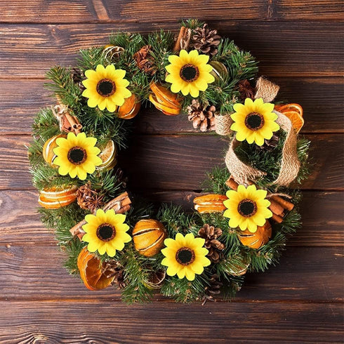 SallyFashion 25pcs Fake Sunflowers Heads - 2.8" Artificial Flower Blooms, Silk Gerbera Daisy for DIY Crafts, Home Decor, Wedding Party...
