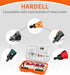 HARDELL Rotary Tool Accessories, 227pcs Power Rotary Tool Accessories Kit, 1/8"(3.2mm) Diameter Shanks, Universal Fitment for Easy Cutting, Polish...